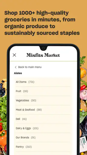Misfits Market Grocery App screenshot