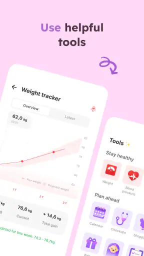 Momly: Pregnancy App & Tracker screenshot
