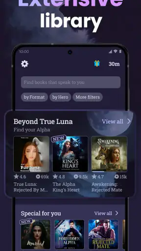 MoonLit - Werewolf Novels screenshot