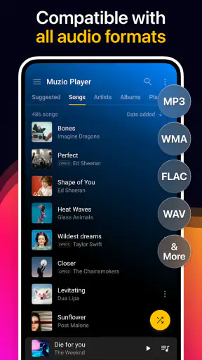 Muzio I Music Player & MP3 App screenshot