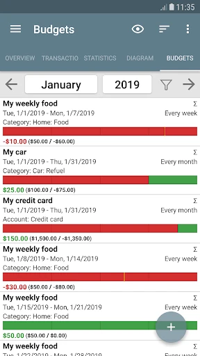 My Budget Book screenshot