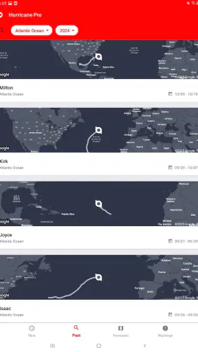 My Hurricane Tracker & Alerts screenshot