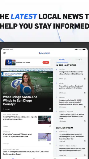 NBC 7 San Diego News & Weather screenshot