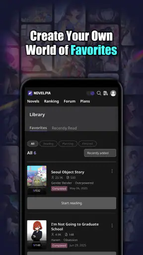 Novelpia - Unlimited Webnovels screenshot