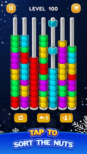 Nut Sort - Color Puzzle Games screenshot