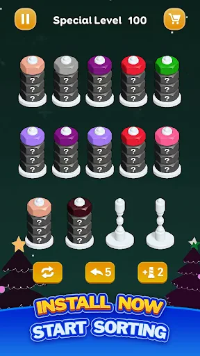 Nut Sort - Color Puzzle Games screenshot