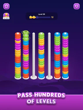 Nut Sort: Color Sorting Game screenshot