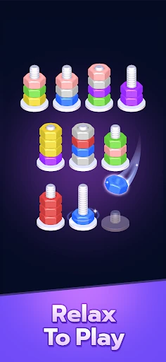 Nuts And Bolts Sort screenshot