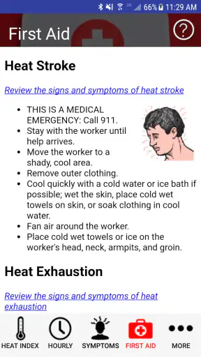 OSHA NIOSH Heat Safety Tool screenshot