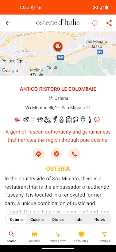 Osterie d'Italia 2025 screenshot