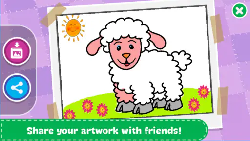 Paint and Learn Animals screenshot