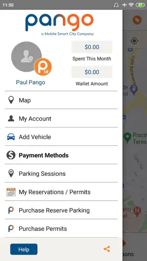 Pango Parking screenshot