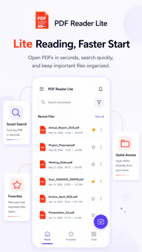 PDF Reader Lite - Fast Viewer screenshot