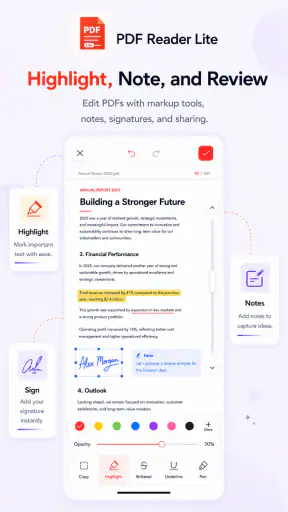 PDF Reader Lite - Fast Viewer screenshot