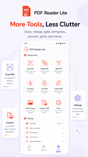 PDF Reader Lite - Fast Viewer screenshot