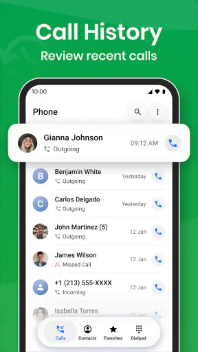 Phone App For Android screenshot