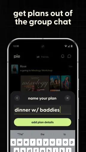 Pie: Free Events, Cool People screenshot