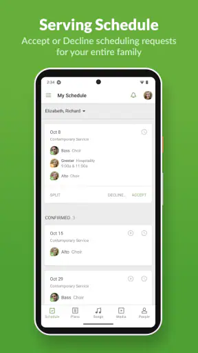 Planning Center Services screenshot
