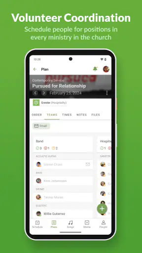 Planning Center Services screenshot