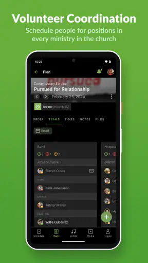 Planning Center Services screenshot