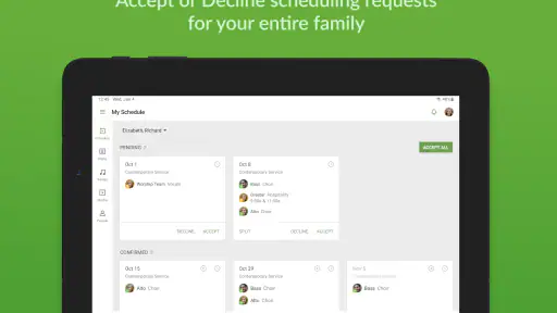 Planning Center Services screenshot