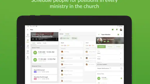 Planning Center Services screenshot