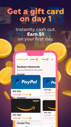 Playback: Get Paid to Play screenshot