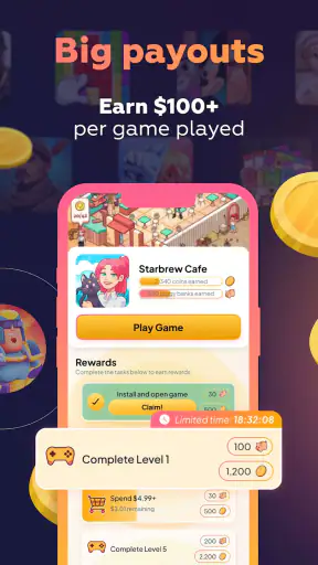 Playback: Get Paid to Play screenshot