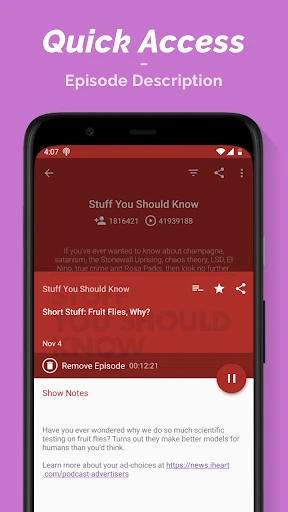 Podcast Player screenshot