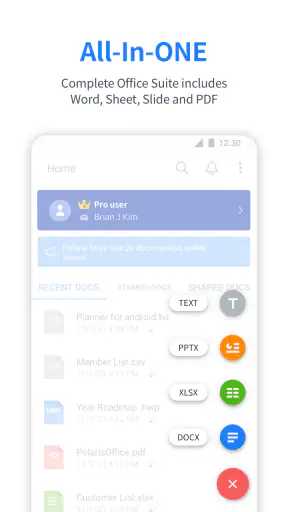 Polaris Office: Edit&View, PDF screenshot