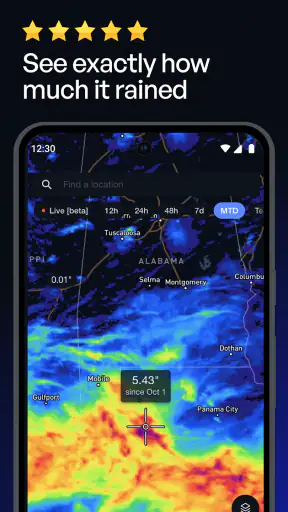 Precip – Rain Totals & Weather screenshot