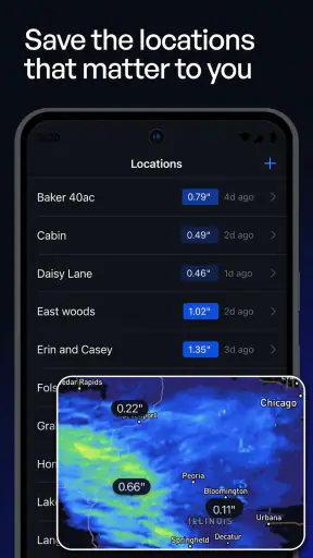 Precip – Rain Totals & Weather screenshot