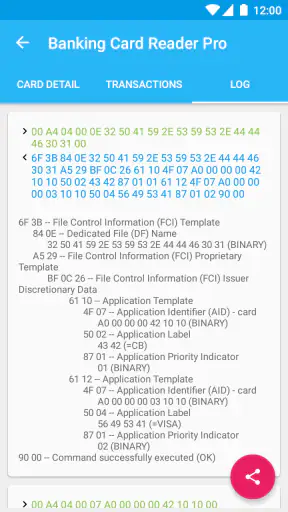 Pro Credit Card Reader NFC screenshot