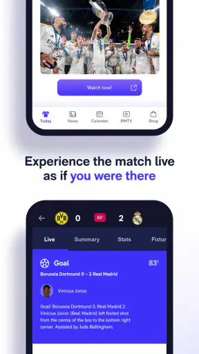 Real Madrid screenshot
