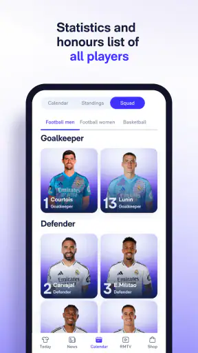 Real Madrid screenshot