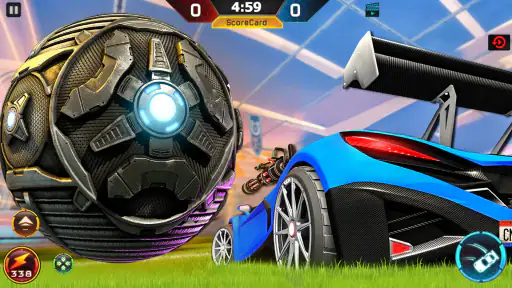 Rocket Car Soccer League Games screenshot