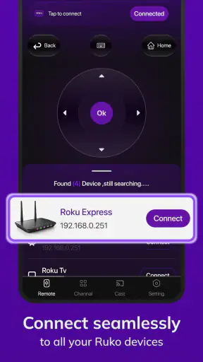 Roku Tv Remote Control screenshot