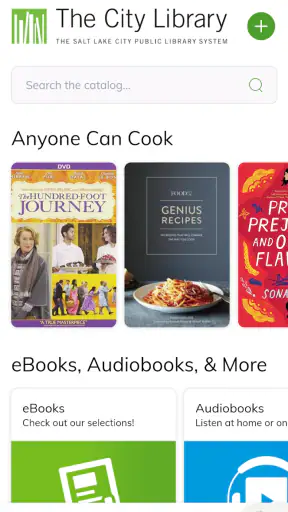 Salt Lake City Public Library screenshot