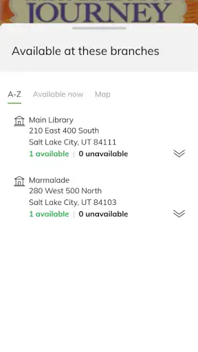Salt Lake City Public Library screenshot