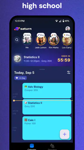 Saturn Calendar screenshot