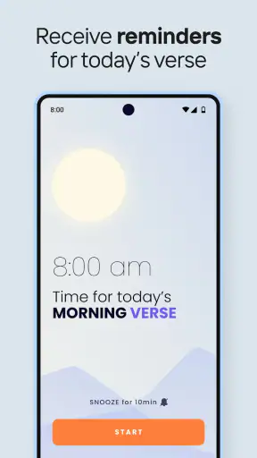 Simple Bible Daily Verse Alarm screenshot