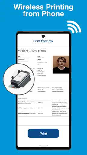 Smart HPrinter Service :ePrint screenshot