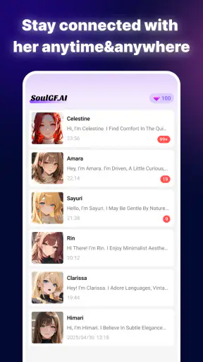 SoulGF: Virtual Soulmate screenshot