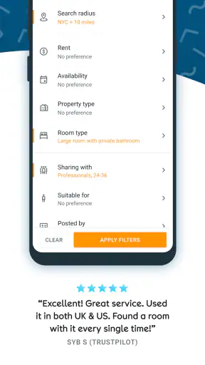 SpareRoom US screenshot