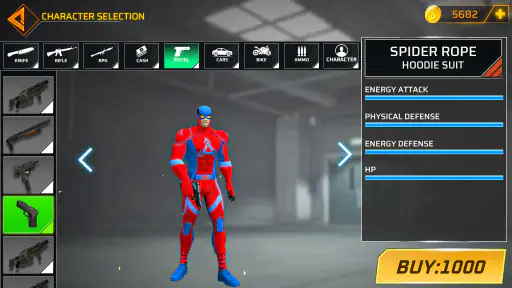 Spider Rope Action Game screenshot