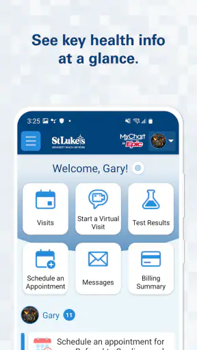 St. Luke's screenshot