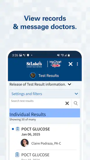 St. Luke's screenshot