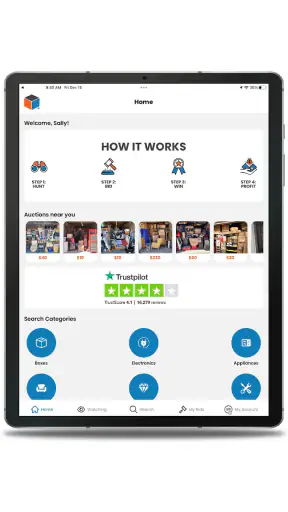 StorageTreasures Auction App screenshot