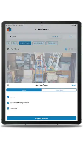 StorageTreasures Auction App screenshot