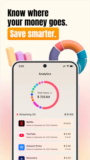 Subscription Manager: Reko screenshot